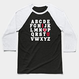 Love Letters Abc Baseball T-Shirt